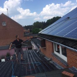 reinigen zonnepanelen met osmosewater